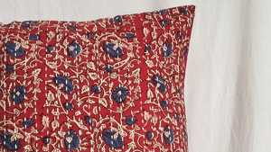 Fundas de cojín de sofá tradicional de algodón 100% indio hechas a mano nueva funda de almohada acolchada Kantha étnica estampado índigo tiro hecho a mano - Product Image 5