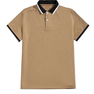 Camisa de Golf para Hombre, Verano 2025, Color Sólido, Logotipo Personalizado Bordado, Talla Grande, 100% Algodón, Antiarrugas, con Bolsillo, Casual, OEM, Alta Calidad - Product Image 1