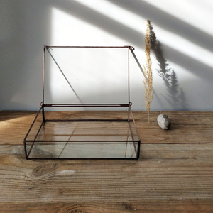 <b>Wedding</b> glass photo <b>box</b>, presentation <b>box</b>, <b>wedding</b> gift, glass <b>memory</b> <b>box</b> - Product Image 1