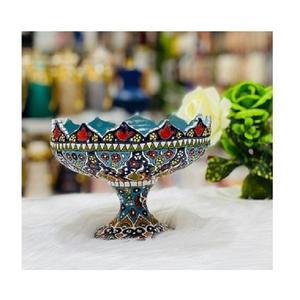 Bol décoratif multicolore en fer avec taille et forme personnalisées de qualité supérieure Bol décoratif de service de nourriture de fruits - Product Image 1