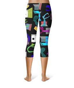 Leggings Personalizados al por Mayor con Diseño Nuevo de Monsters-Inc - en Capri o de Longitud Completa - Product Image 2