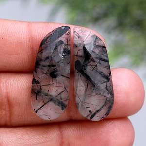 Montre à Quartz Rutilé Doré 1 Paire de Boucles d'Oreilles Coréennes en Acrylique Améthyste Briolette avec Émeraude à Facettes Naturelles Pierres Précieuses Lâches - Product Image 4