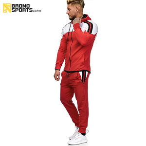 Men Tracksuit Two Pieces Set Men's Zipper Hoodie <b>Jacket</b> Sweatshirt + Pants Male Jogging Tracksuit Sportswear Outfit - Product Image 5