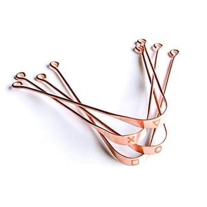 Bamboo Tooth Brush and Copper <b>Tongue</b> <b>Scraper</b> for Oral Hygiene Eco Friendly for Oral Care and Tooth Cleaning Wooden - Product Image 2