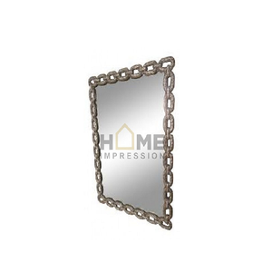 Cadre design moderne doré Décoration murale Miroir en bois de cerf pour la maison Accessoires de salle de bain Miroir décoratif en vente supérieure - Product Image 6