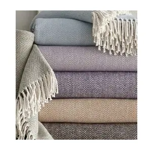 Luxury Blanket 100% Organic Cotton GOTS Certified Throw Blanket