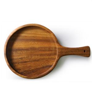 Planche à découper de service de fromage en bois d'acacia, outil de cuisine pour forme ronde avec couleur en bois manga, vente en gros - Product Image 3