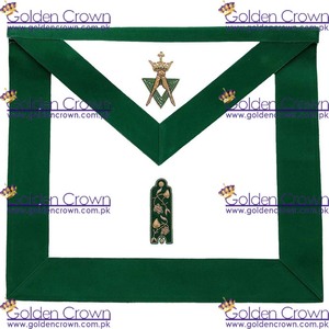 Tablier brodé à la main du degré maçonnique allié AMD-Junior | fournisseur de tablier maçonnique Regalia - Product Image 4