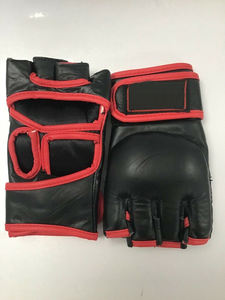 Guantes de Boxeo MMA de Medio Dedo Hechos a Medida de Alta Calidad, de Cuero PU y Piel de Vaca para Entrenamiento y Combate, Modelo FV-MFG-00051 - Product Image 4