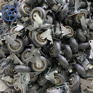 WBD koreanische Rollen TPR Camber Swivel Directional Universal <span class=keywords><strong>Heavy</strong></span> <span class=keywords><strong>Duty</strong></span> <span class=keywords><strong>Caster</strong></span> mit Bremse - Product Image 3