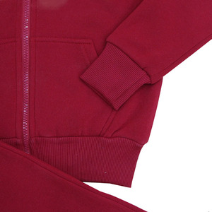 Ensemble jogging pour enfants, survêtement en coton/polaire, à capuche, fermeture éclair, vêtements pour bébés, vente - Product Image 2