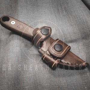 โรงงาน OEM 2021ร้อนขายที่อุดมไปด้วยข้าวเปลือกหนังสำหรับใบมีดติดตามคงที่มีด - Product Image 2