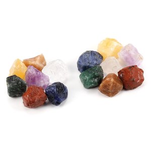 หินหยาบ 7 จักระ หินผสม หินดิบหยาบสําหรับคริสตัลบําบัดเรกิธรรมชาติ Un ขัดอัญมณีดิบคริสตัลผู้ค้าส่งธรรมชาติ - Product Image 2