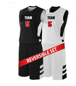 Maillot de basket-ball à sublimation personnalisée maillot d'uniforme d'équipe de basket-ball à sublimation réversible à quantité minimale de commande bas prix - Product Image 3