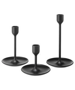 Design supérieur noir fini antique décoration de la maison exportateur en gros dernière arrivée fabricant de bougeoirs en métal d'Inde - Product Image 6