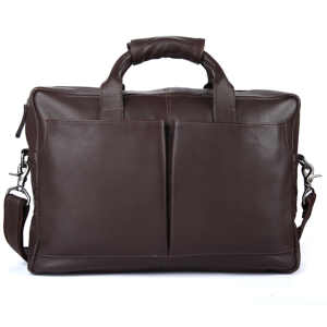 Bolso ejecutivo de cuero genuino Napa de vaca, elegante, de Leo Torresi, para portátil, para hombres y mujeres - Product Image 1