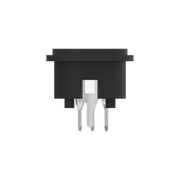 Connecteur Mini Din 5 broches femelle type DIP Modèle MD-05F3-01 Marque Nian-Yeong 2A 12V Usage industriel