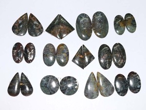 Lot de 10 cabochons en pierre précieuse pour la fabrication de bijoux, taille libre, prix d'usine, nouvelle collection - Product Image 2