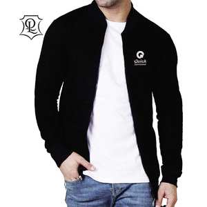 Chaqueta de lana pesada para hombre, Logo personalizado, bolsillo, color blanco - Product Image 1