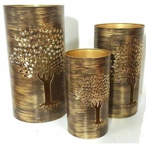 Calidad de exportación Metal negro brillante superventas decoración del hogar candelita votiva para decoración de Navidad uso portavelas - Product Image 5