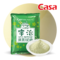 Minuman Teh Boba Buatan Taiwan dengan Uji Matcha Bubuk Susu Teh Instan
