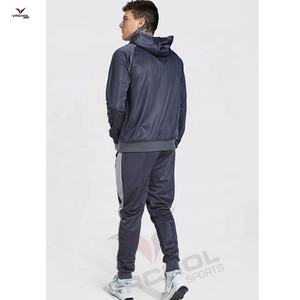 Survêtement à capuche poly zippé Color Block polaire d'hiver avec impression numérique - Product Image 2