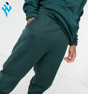 Top qualité vente en gros mode hommes survêtement personnalisé 100% coton tissu doux Logo personnalisé couleur unie pour hommes survêtement - Product Image 3