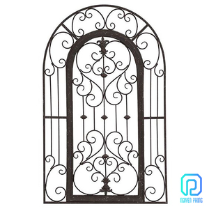 Puertas de hierro forjado para jardín, fabricante profesional de adornos, precio barato - Product Image 5