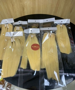 Diadema de pelo liso de hueso Rubio, calidad superior, el mejor precio al por mayor, sin enredos, sin caída, pelo virgen vietnamita - Product Image 4