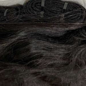 MACHINE À CHEVEUX HUMAINS INDIENS EXTENSIONS DE TRAMES PAQUET DE CHEVEUX VIERGE À TIRAGE UNIQUE 100% TEMPLE NON TRAITÉS - Product Image 1