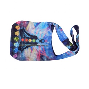 Sac à bandoulière de Yoga en coton pour enfants, 7 chakras et 7 couleurs, pour filles, garçons et femmes - Product Image 1