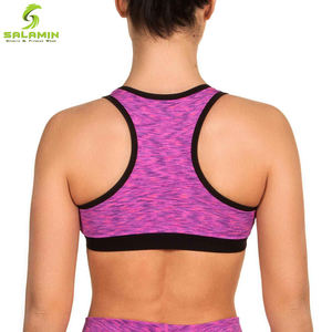 Sujetador deportivo ligero y sencillo, cómodo, de tela elástica, de algodón y LICRA - Product Image 4