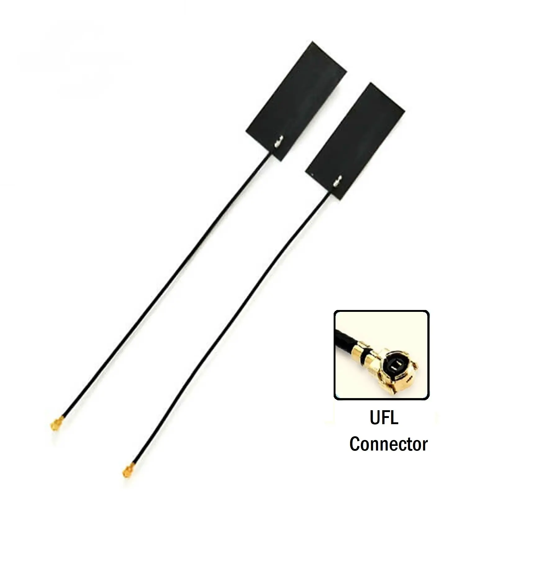 Antenne Flexible de haute qualité à bas prix 4G 5dBi 52*24 avec câble de 1.13mm + connecteur UFL pour montage adhésif PCB