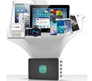 Bộ Sạc <span class=keywords><strong>USB</strong></span> 32.5W 6.5A 5 Cổng Máy Tính Để Bàn Trạm Sạc <span class=keywords><strong>USB</strong></span> Có Nhiều Cổng Cho Điện Thoại Di Động Và Máy Tính Bảng - Product Image 6