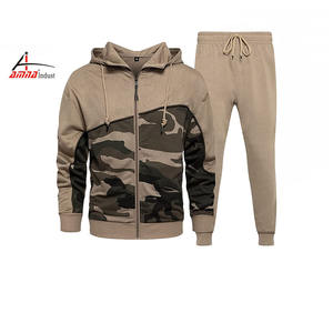 High Quality Custom Fleece Sweatsuits Tracksuit for Men/ <b>Top</b> Quality Fleece Track Suit Mens - Product Image 3