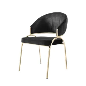 office fashionable Hotel chair supplier Alibaba Price Modern Luxury Home Furniture Metal Chair For Restaurant Room Dining Chairs