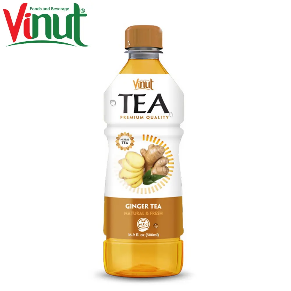 500 мл VINUT без жира и сахара в бутылке от производителя, хорошее качество, свежий зеленый чай с имбирем, оптовые поставщики во Вьетнаме