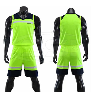 Uniformes de Baloncesto Personalizados para Hombre, Impresión por Transferencia de Calor, Secado Rápido, Transpirable, Tallas Grandes, Servicio OEM - Product Image 1