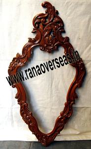 Marco de espejo de madera tallado a mano tradicional, para decoración de Hotel, restaurante, oficina y hogar - Product Image 2