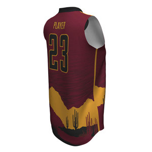 Uniforme de baloncesto OEM 2021 personalizado de poliéster de alta calidad, el más vendido a precio económico. - Product Image 4