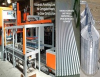 Presse à poinçonner les tôles ondulées Elmali Machine Konya, motorisée, robuste, garantie 1 an, testée et certifiée, silos 20000kg