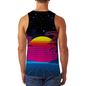 Camiseta sin mangas de verano para hombre, diseño personalizado, talla grande, para gimnasio, entrenamiento, deportiva, informal. - Product Image 2