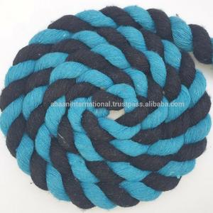 Licol cheval plat en plomb à une/deux tons, <span class=keywords><strong>2</strong></span> mètres, avec Clip en coton torsadé solide, vente en gros, - Product Image 1