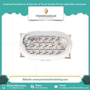 100% Pure Organic Cotton <b>Bassinet</b> <b>Sheets</b> From India - GOTS certified manufacturers from India - wholesale <b>bassinet</b> <b>sheets</b> - Product Image 2