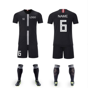 Uniforme de Fútbol Azul y Blanco Transpirable de Manga Corta Personalizado en Tela 100% Poliéster Uniforme Deportivo de Alta Calidad - Product Image 3