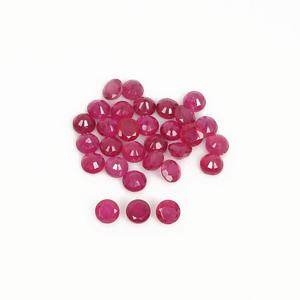 แก้วเต็มไปด้วยทับทิมกลมเหลี่ยมเพชรพลอย5มม. แก้วที่เต็มไปด้วยทับทิมเพชรพลอยเหลี่ยมสำหรับทำเครื่องประดับ - Product Image 6