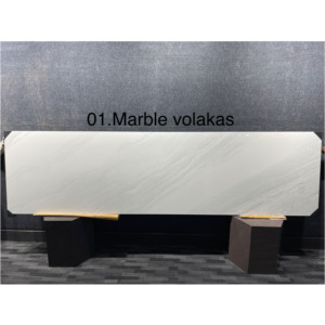 Marbre Volakas Design régulier antidérapant 15mm épaisseur 800x3000mm carreaux de porcelaine pour la maison. - Product Image 1