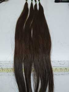 Cheveux brun foncé #2 couleur magnifique I tip Extensions de cheveux en gros U tip et V tip vendeur de cheveux perruques de couleur naturelle gratuites - Product Image 3