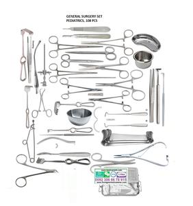 Juego de 108 Piezas de Instrumentos de Cirugía General Pediátrica, Acero Inoxidable de Alta Calidad Alemana, Exportadores - Product Image 3