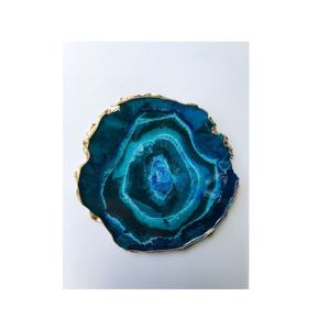 Posavasos de piedra de resina en forma de corazón para té, taza de café, posavasos de resina para oficina y escritorio, posavasos de resina para gran oferta - Product Image 2